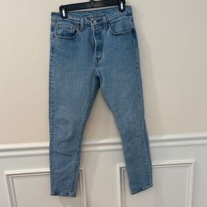 Classic Blue Levi’s 501s skinny Jeans
